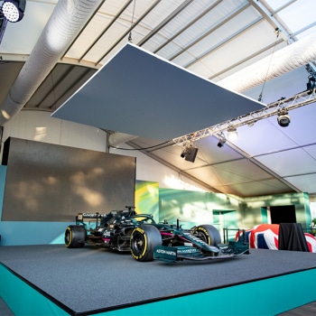 Large load-bearing Marquee for car showcase event