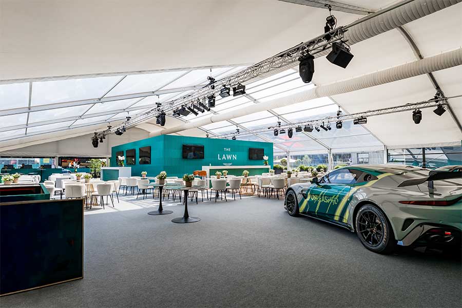 Marquee interior