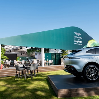 Aston Martin Hospitality premium Marquee