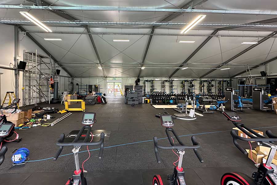 Temporary Gymnasium for Coventry City Football Club