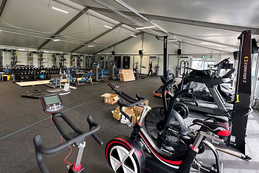 Temporary Gymnasium for Coventry City Football Club