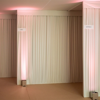 Marquees cloakroom
