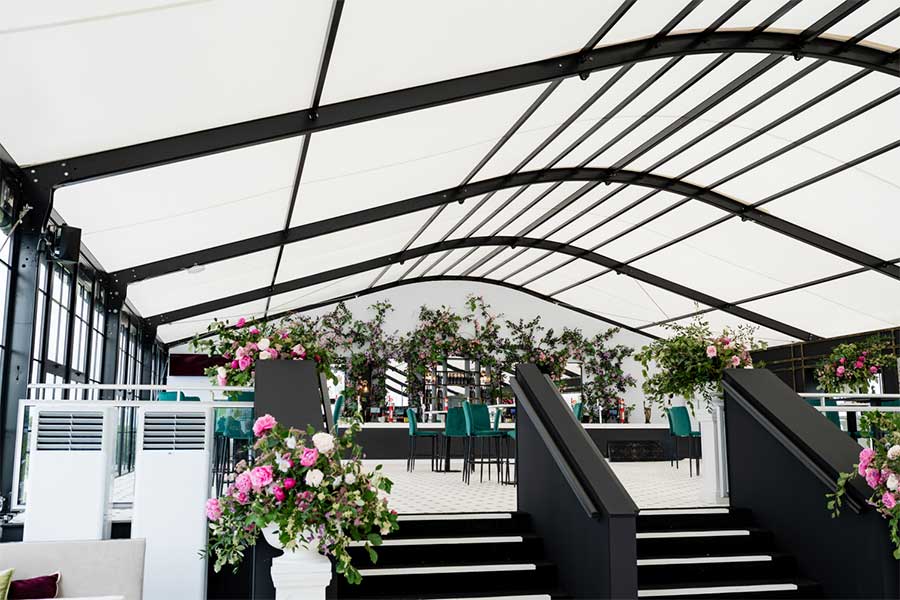Fews Marquee Structures at Epsom Derby