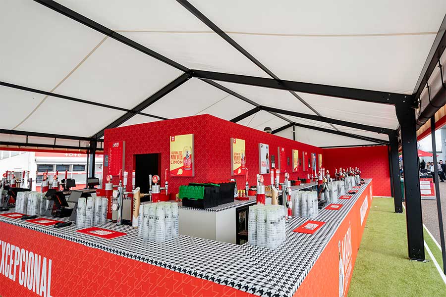 Fews Marquee Structures at Epsom Derby