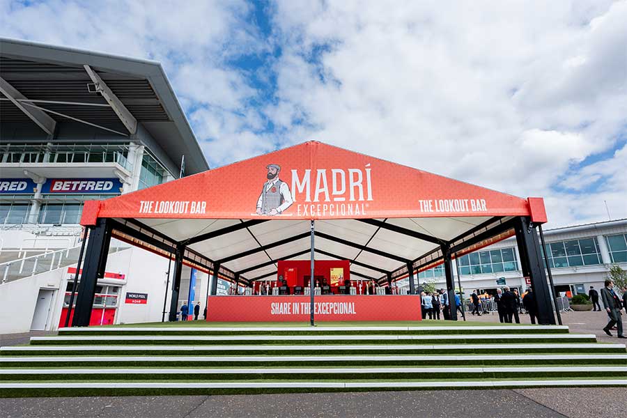 Fews Marquee Structures at Epsom Derby