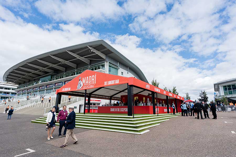 Fews Marquee Structures at Epsom Derby