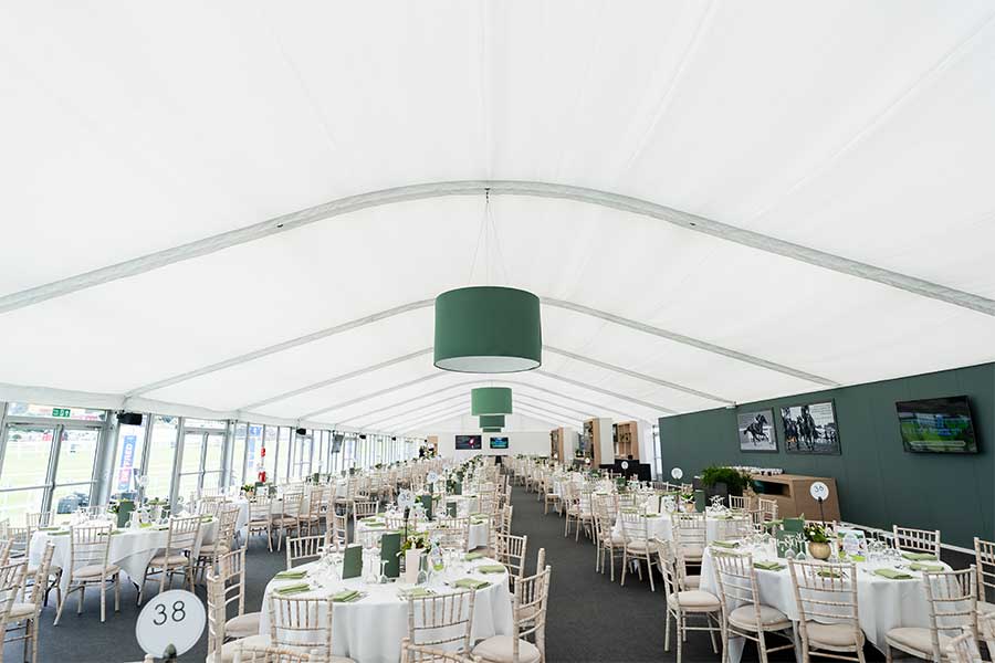 Fews Marquee Structures at Epsom Derby