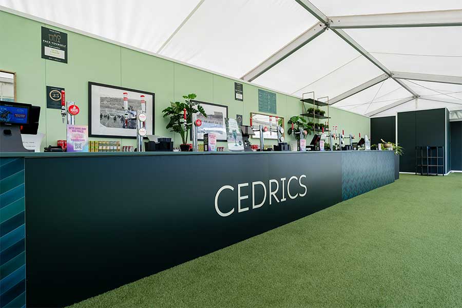 Fews Marquee Structures at Epsom Derby