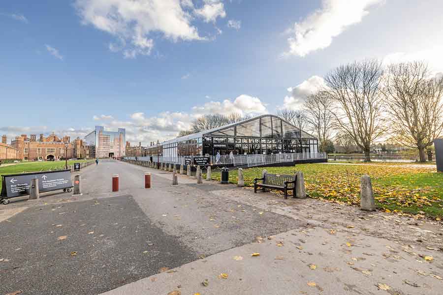 Hampton Court Palace Ice Rink Marquee