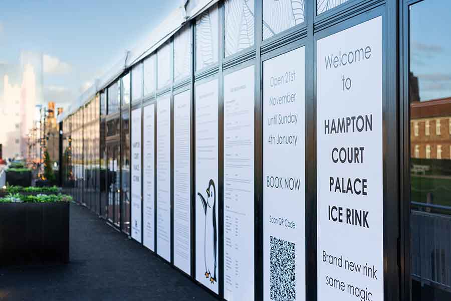 Hampton Court Palace Ice Rink Marquee