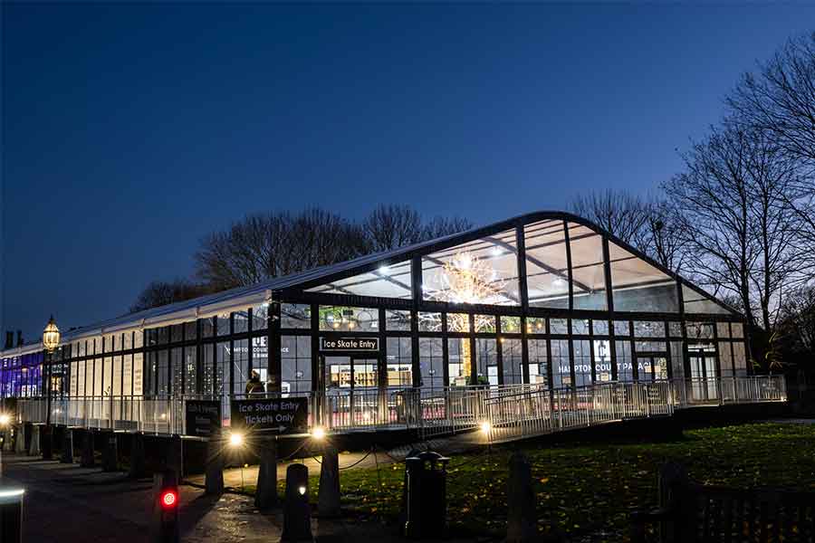 Hampton Court Palace Ice Rink Marquee