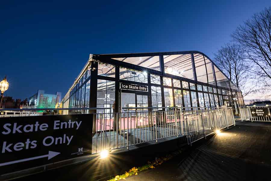Hampton Court Palace Ice Rink Marquee