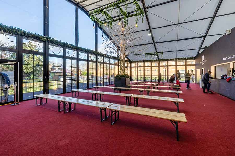 Hampton Court Palace Ice Rink Marquee