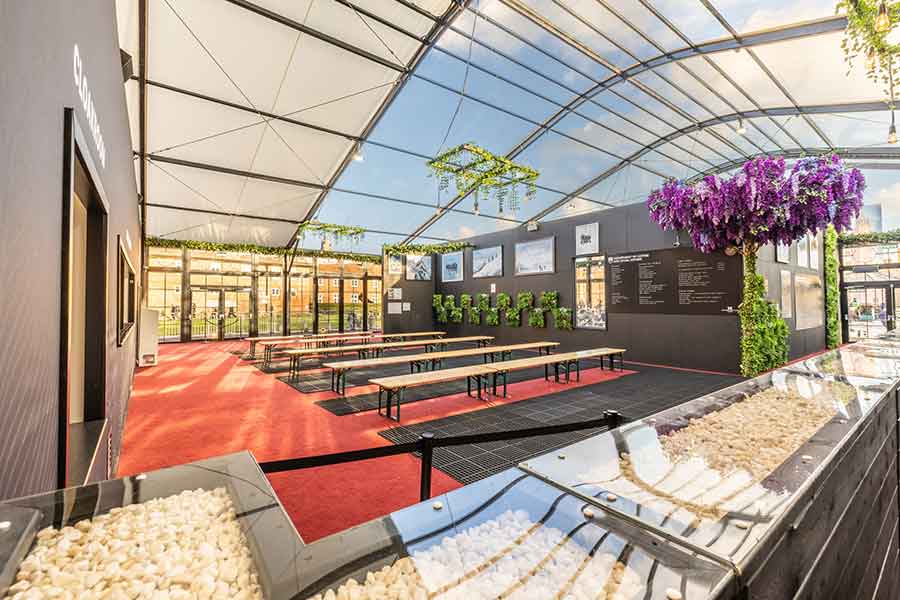 Hampton Court Palace Ice Rink Marquee