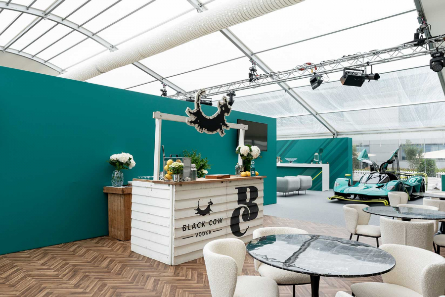 Corporate Hospitality Marquee for Aston Martin Formula One Team