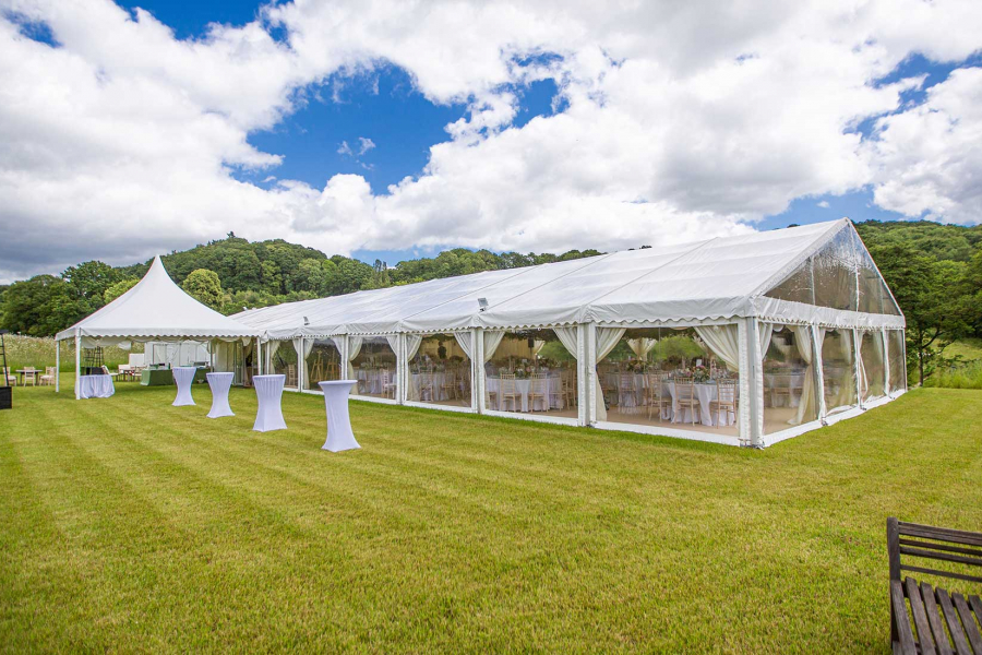 A Rural Luxury Wedding Marquee