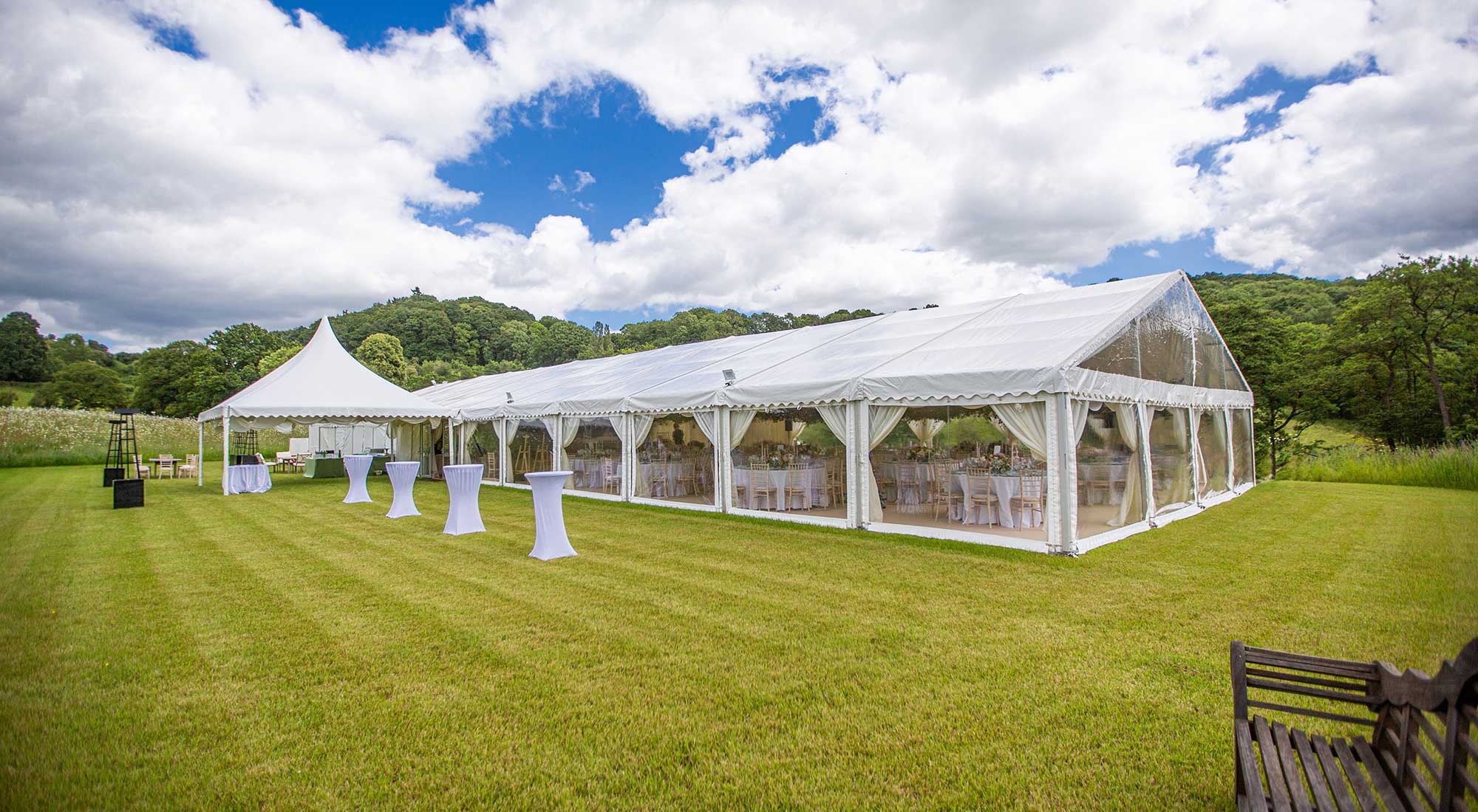 A Rural Luxury Wedding Marquee