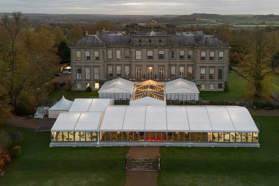 Partner Conference Marquee at Ragley Hall