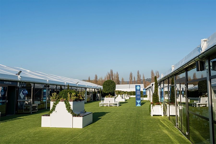 Fews Structures at Cheltenham Racecourse