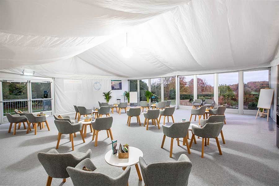 Partner Conference Marquee at Ragley Hall