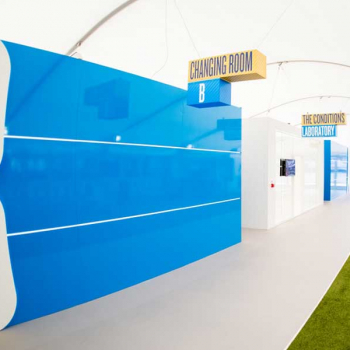 Experiential Marketing Marquee Lucozade