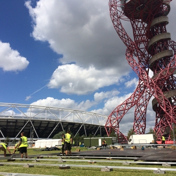 Olympic Park Marquee Build