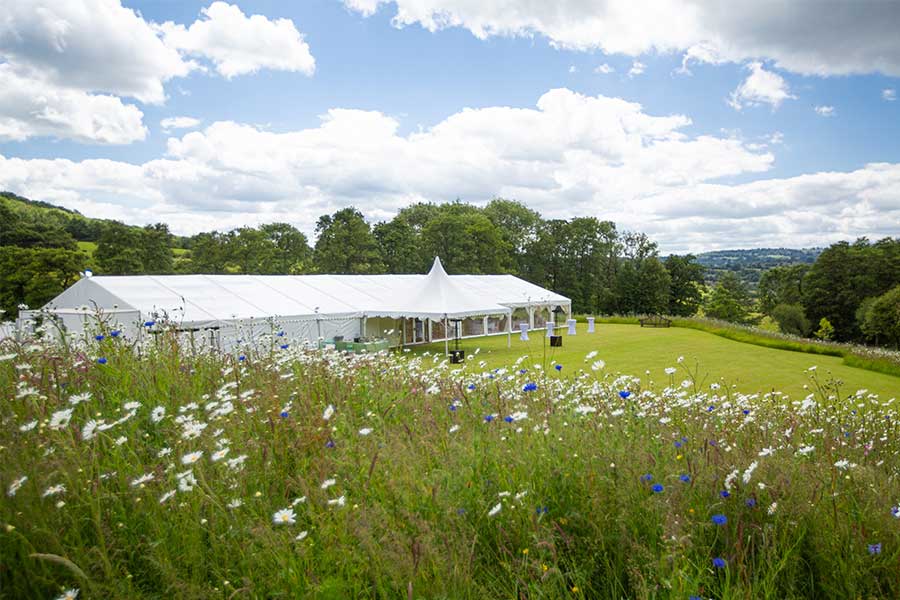 A Rural Luxury Wedding Marquee