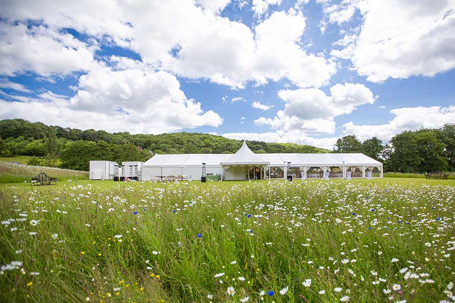 A Rural Luxury Wedding Marquee