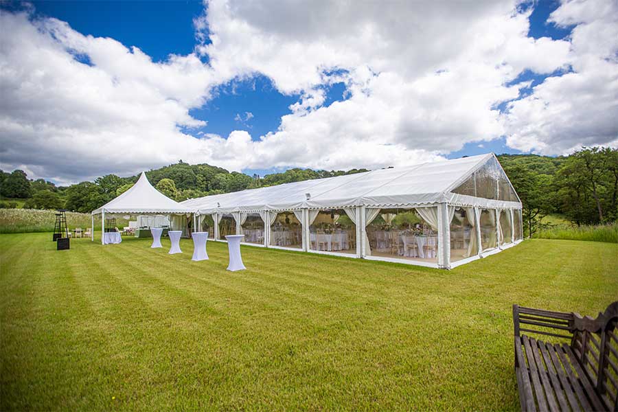 A Rural Luxury Wedding Marquee