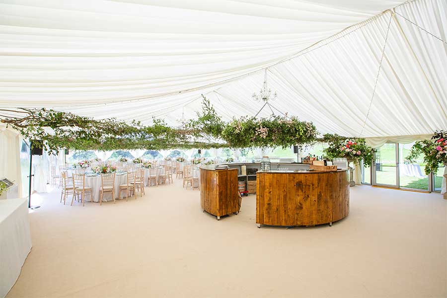 A Rural Luxury Wedding Marquee