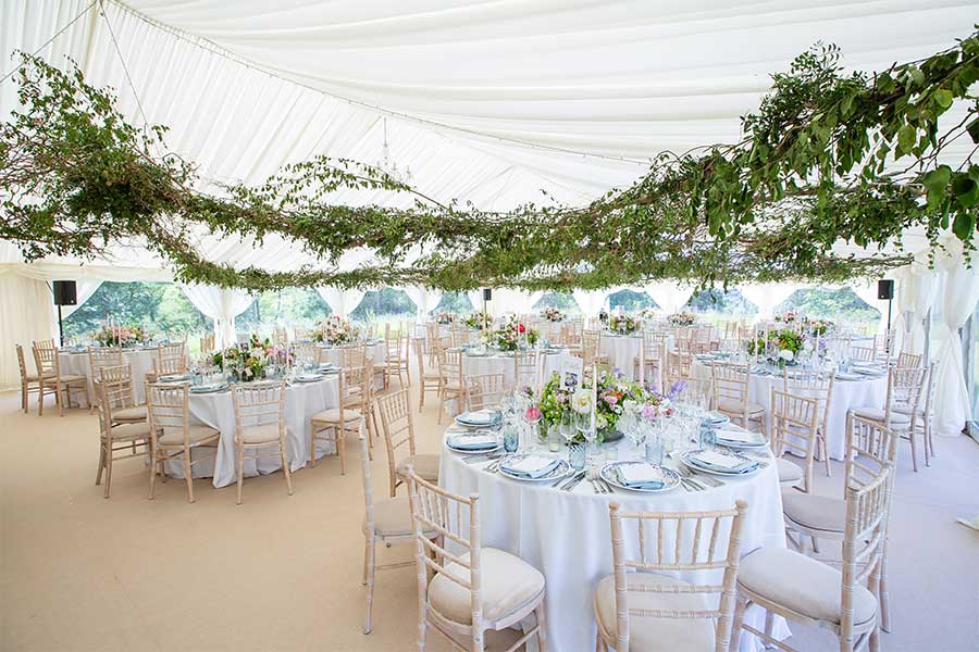 A Rural Luxury Wedding Marquee