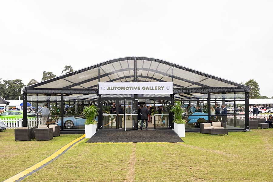 Marquee structures for Salon Prive