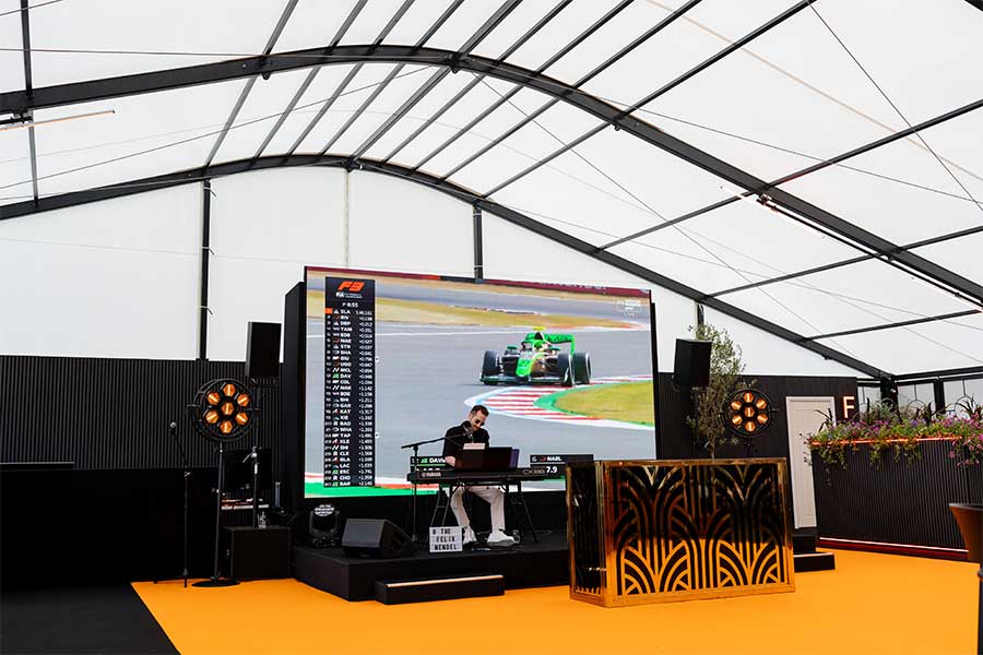 Fews premium marquee at Silverstone GP