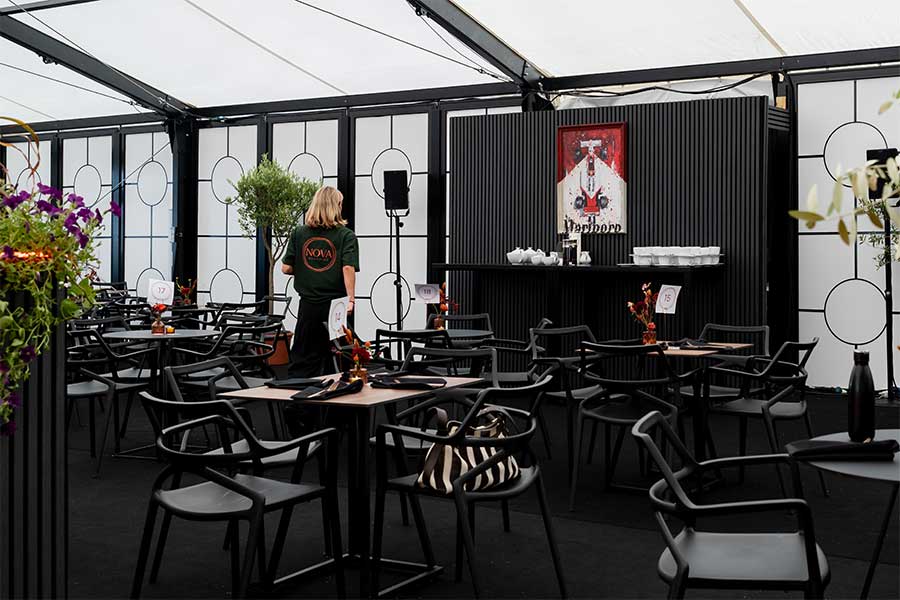 Fews premium marquee at Silverstone GP