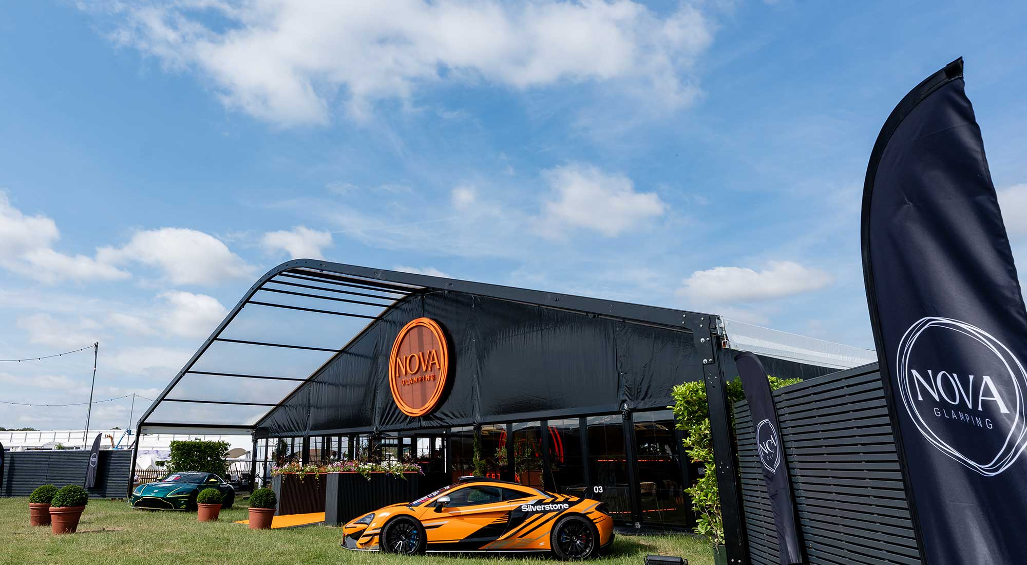 Fews premium marquee at Silverstone GP
