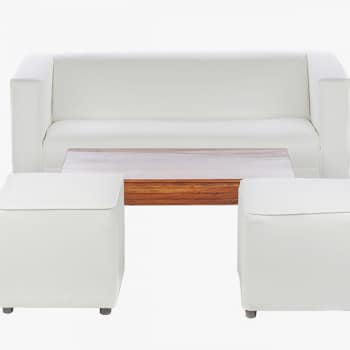White Sofa and Table