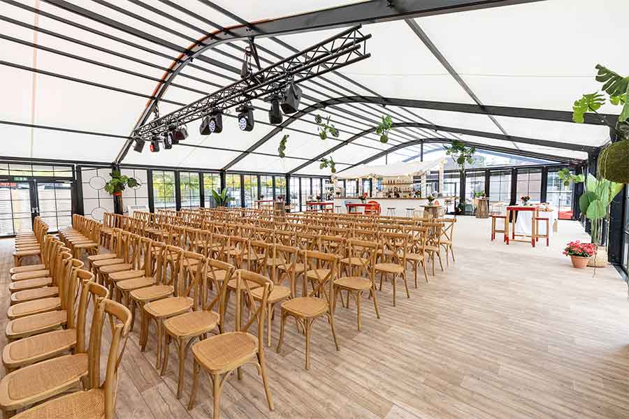 Brand activation in a Fews Orangery