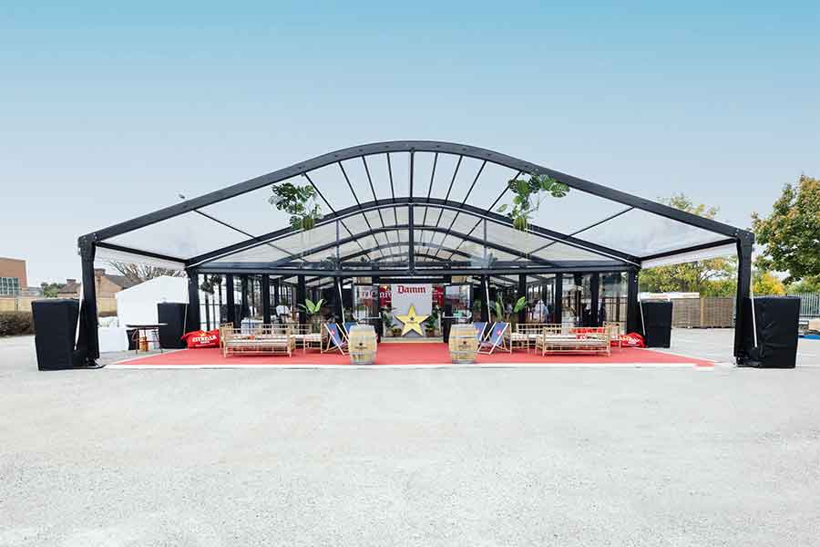 Brand activation in a Fews Orangery