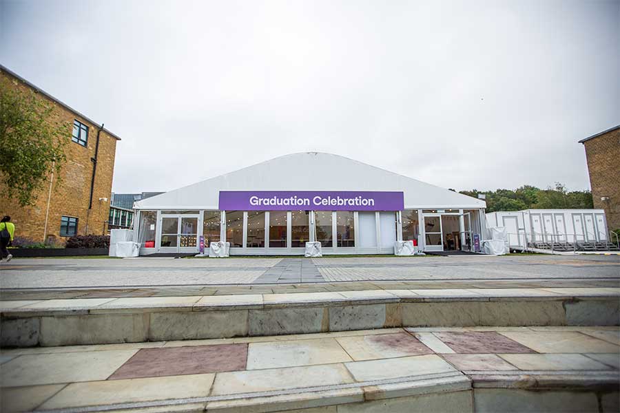 Graduation Marquee for University of Hertfordshire