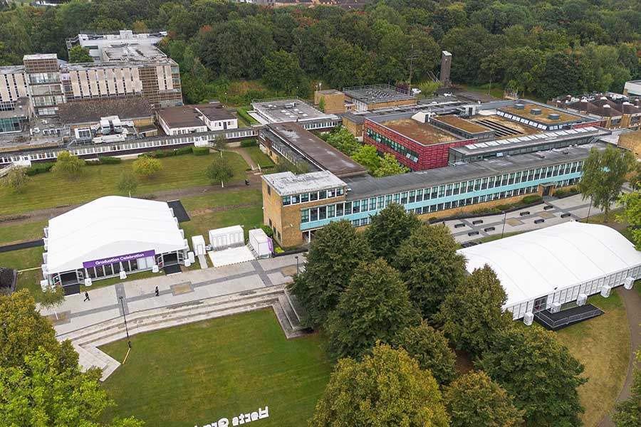 Graduation Marquee for University of Hertfordshire