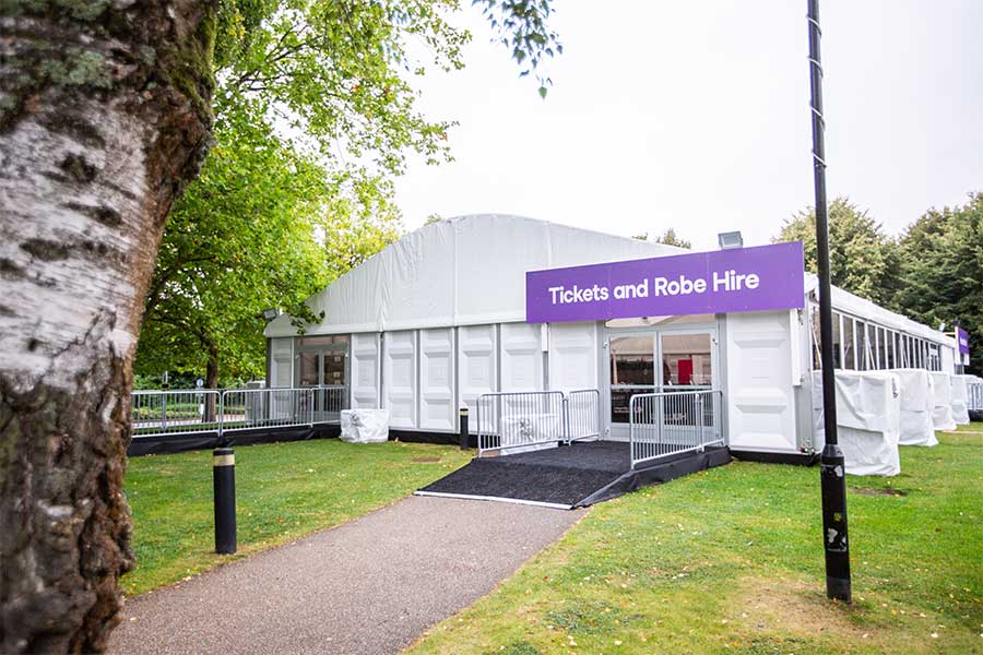 Graduation Marquee for University of Hertfordshire