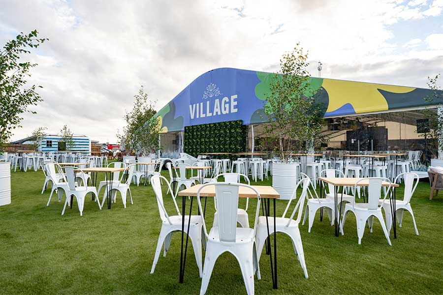 Silverstone Village Premium Marquee