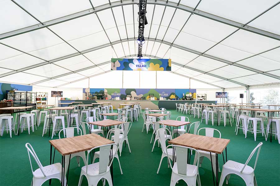 Silverstone Village Premium Marquee