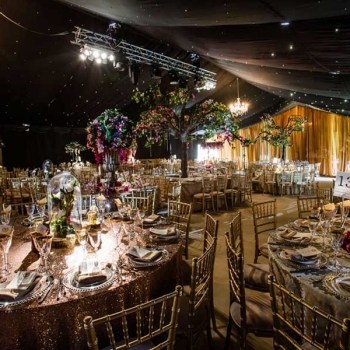 ragley hall luxury marquee wedding mazevents enchanted garden weddingreception