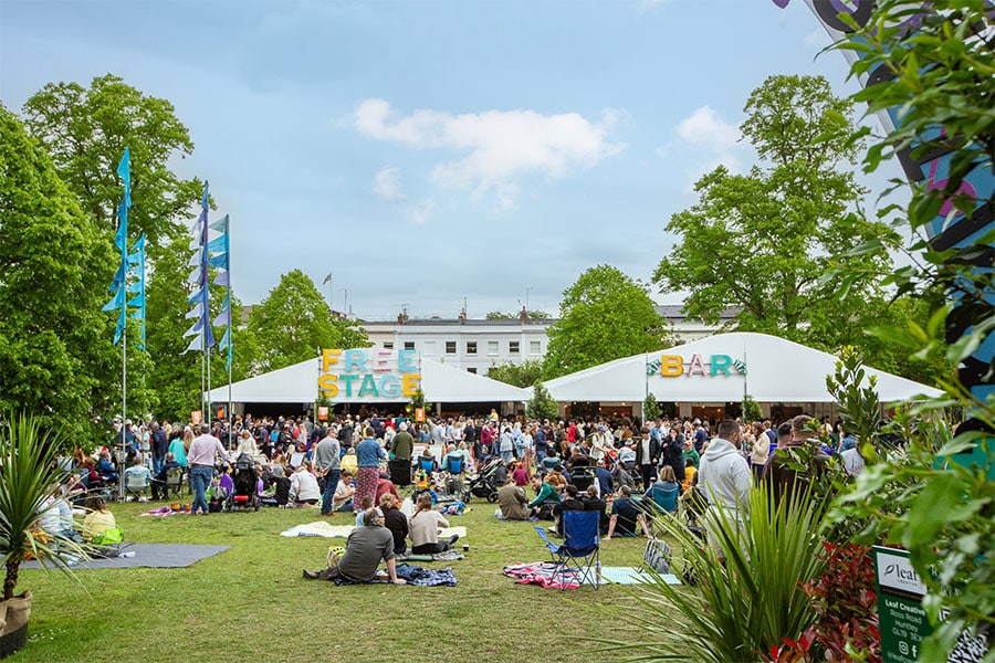 music festival marquee