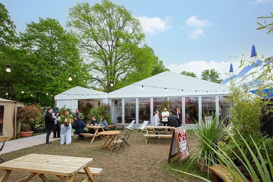 hospitality tent