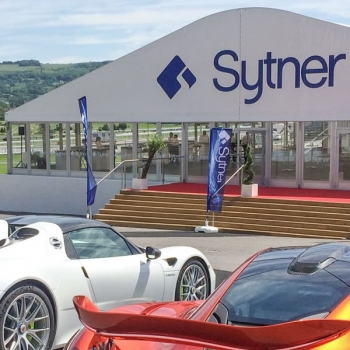 Fews Marquees created a 25m x 45m structure for Sytner