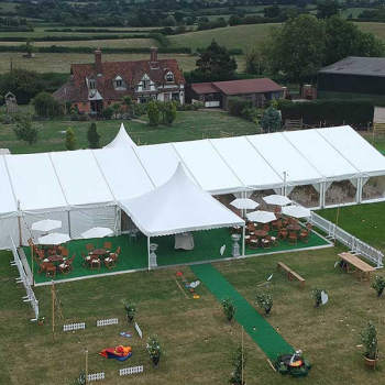 Worcestershire wedding marquee countryside