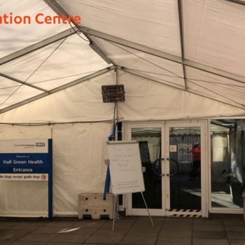 vaccination marquee