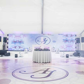 Jagdeep and angelena diamond weddings stylish decor DJ Nav